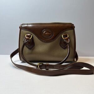 Dooney & Bourke Brown Leather Crossbody Bag